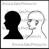 Face Map Side 6 Stencil