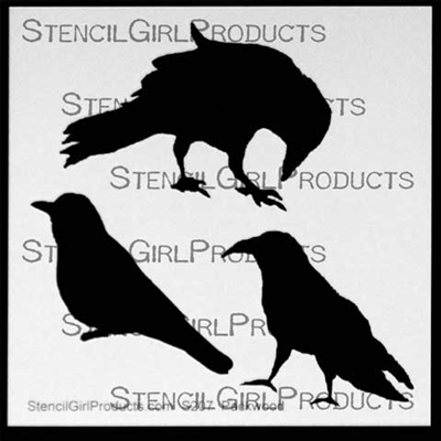 three crows stencil kimberly packwood