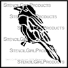 Perched Bird Stencil by Kimberly Packwood