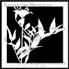 Silhouette  of a Wildflower Bouquet Stencil