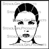 Eve, A Modern Woman Stencil Small
