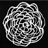 Deconstructed Cabbage Rose Stencil and Mask