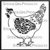 Farmhouse Chicken Stencil by Cathy Nichols