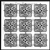 Decorative Folk Flower Screen