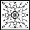 Decorative Filigree Ornament Stencil