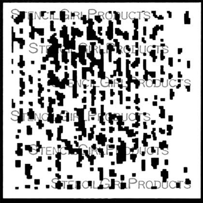 Pixels Stencil by Rae Missigman