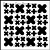 Cross Stitch Plus Times Stencil by Andrew Borloz