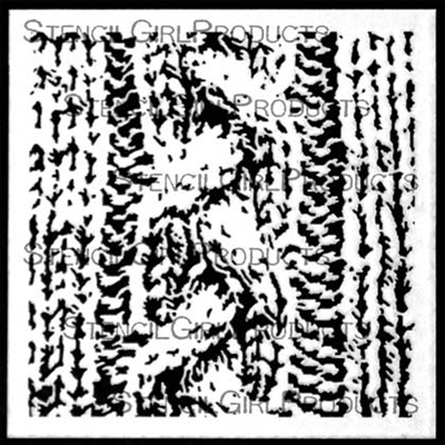 Cable Knit Stencil by Pam Carriker