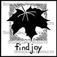 Find Joy Stencil by Roxanne Evans Stout