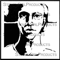 Strength Face Stencil by Pam Carriker depicts the portrait of a person who is standing their ground against the pressures of modern life. Use it in your art journal, mixed media artwork, and more with paints, soft pastels, or even watercolors. Shop now!
