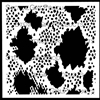 Snakeskin Repeating Pattern Stencil by Jennifer Evans