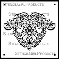 French Lace Stencil by Andrea Matus deMeng