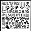 Love Words Stencil by Cat Kerr