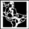 Abstract Composition Backbones Mask 2 by Cecilia Swatton