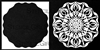 Kaleidoscope 6 Infinite Rose Stencil with Mask