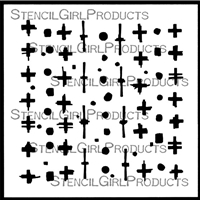 Symbol Grid Stencil by Seth Apter