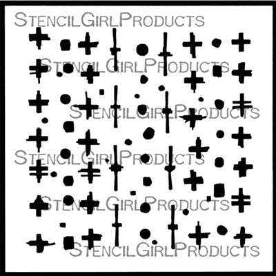 Symbol Grid Stencil by Seth Apter