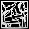Bold Abstract Lines 4 Stencil by Diane Reeves
