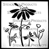 Vintage Tickseed Stencil