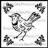 Evans Bird Stencil by Jennifer Evans