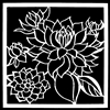Dahlia Small Stencil by Jennifer Evans