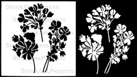 Petite Stem Mask Stencil by Rae Missigman