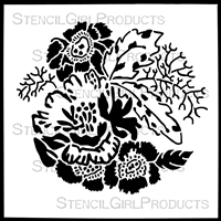 Petite Wildflower Stencil by Rae Missigman