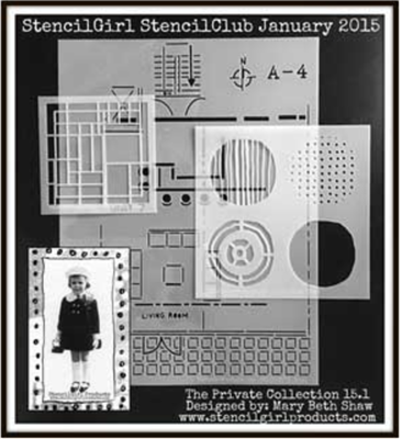 StencilClub Revolving Set B