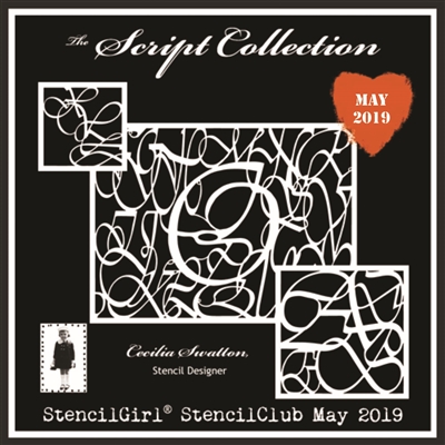 StencilClub Revolving Set F