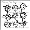 Scribble Roses Stencil by Mary Beth Shaw
